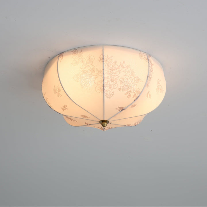 Orchid Fabric Ceiling Lamp - Vakkerlight