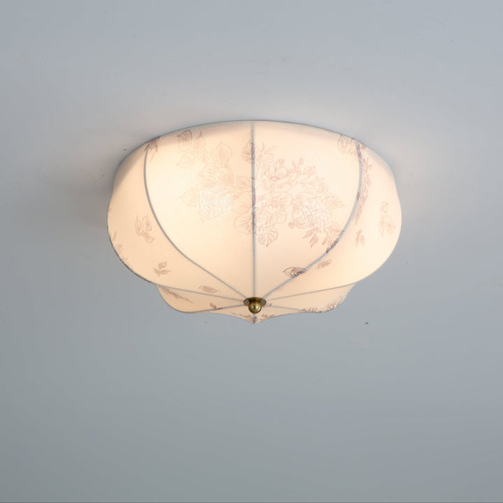 Orchid Fabric Ceiling Lamp - Vakkerlight
