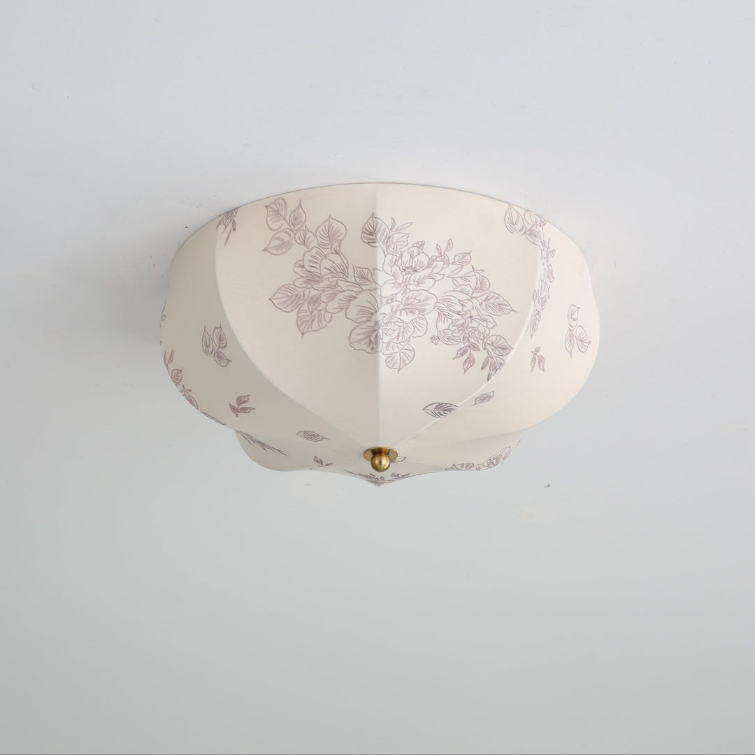 Orchid Fabric Ceiling Lamp - Vakkerlight