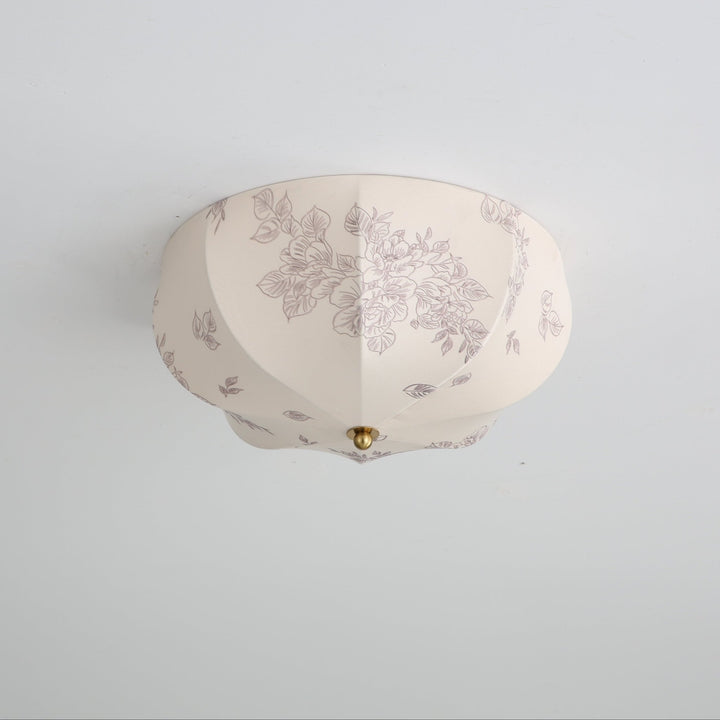 Orchid Fabric Ceiling Lamp - Vakkerlight