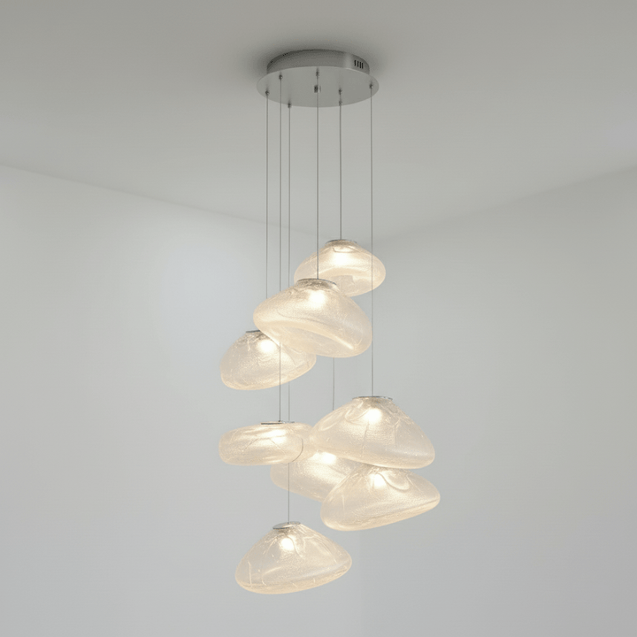Blown Glass Mesh Pendant Light - Vakkerlight