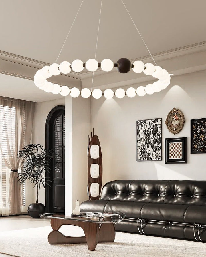 Celestial Bead Ring Chandelier - Vakkerlight