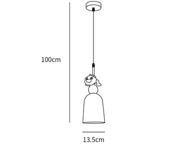 Candeeiros Suspensos Toys Figurine — Dimension drawings 1
