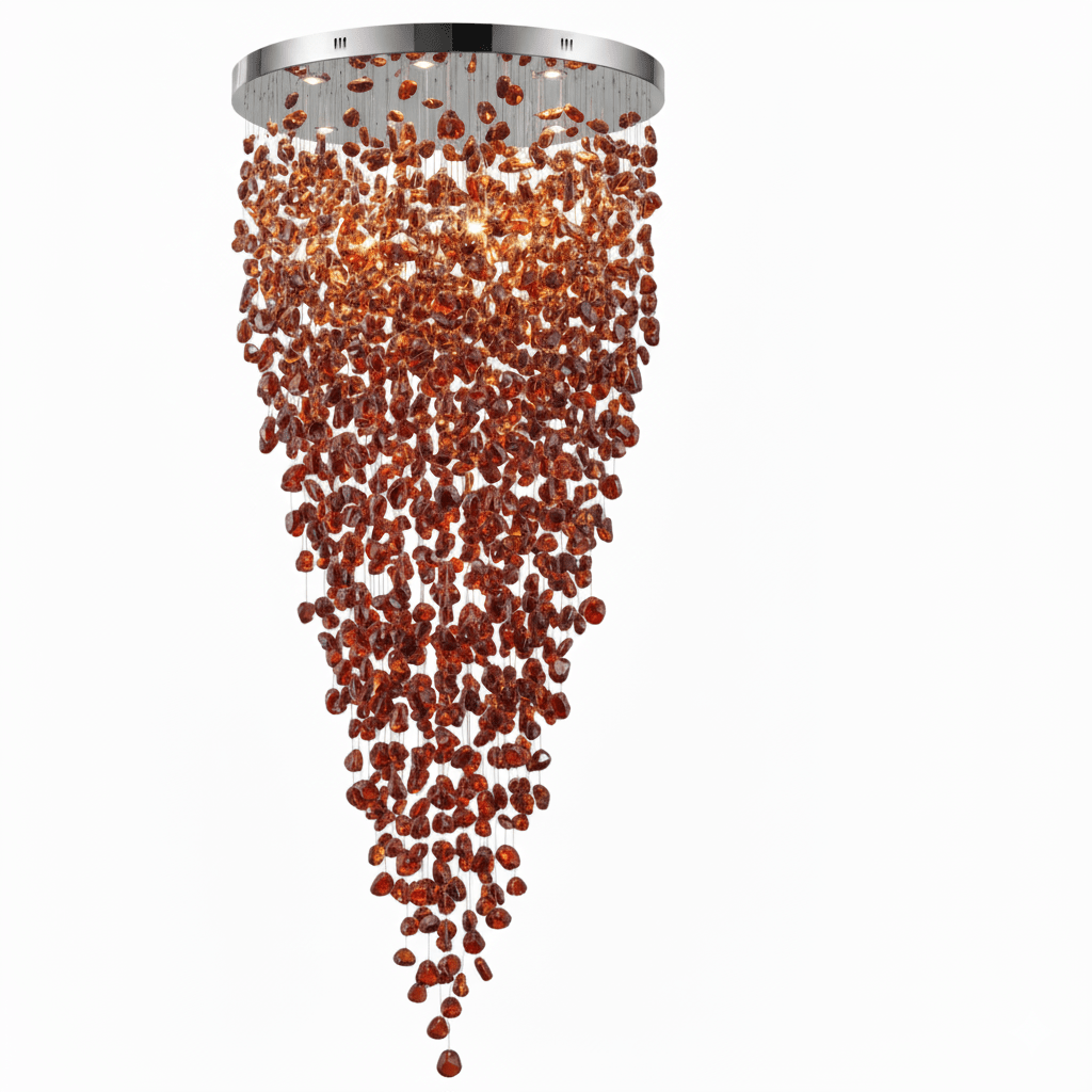 Crystal Stone Chandelier - Vakkerlight