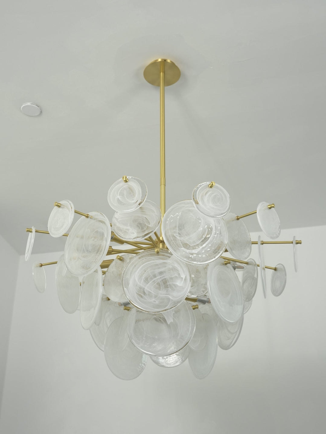 Brass Discs Cascading Chandelier - Vakkerlight