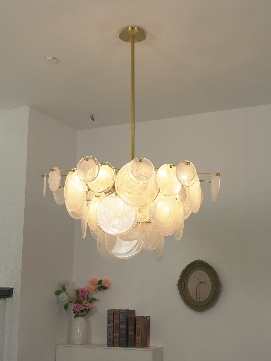 Brass Discs Cascading Chandelier - Vakkerlight