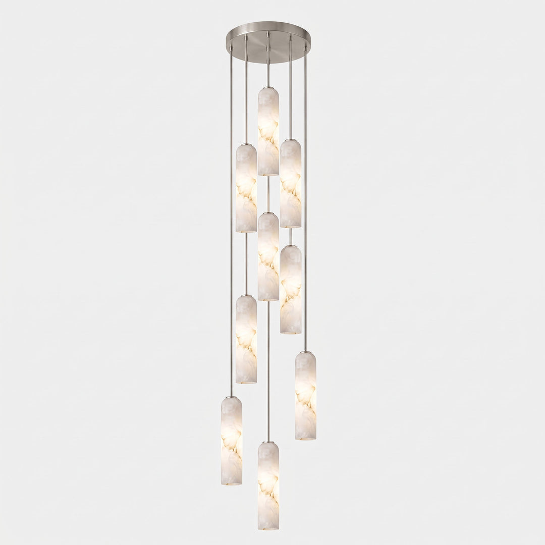 Alabaster Cylinder Pendant Light - Vakkerlight