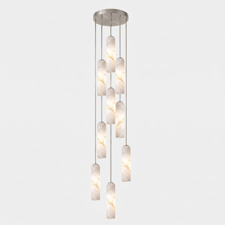 Alabaster Cylinder Pendant Light - Vakkerlight