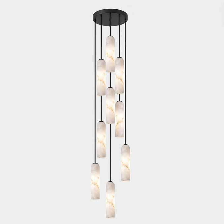 Alabaster Cylinder Pendant Light - Vakkerlight