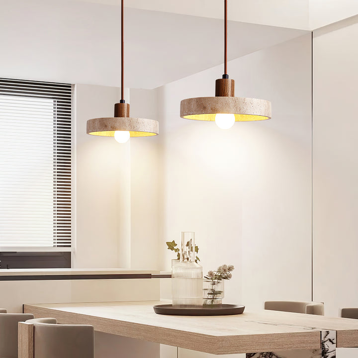 Piedra Travertine Pendant Light - Vakkerlight