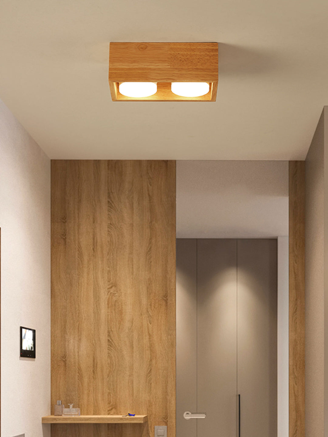 Cobra Wood Ceiling Light - Vakkerlight