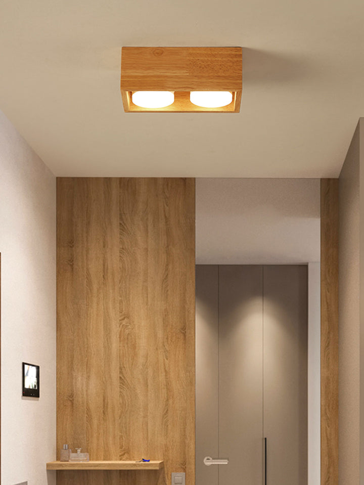 Cobra Wood Ceiling Light - Vakkerlight
