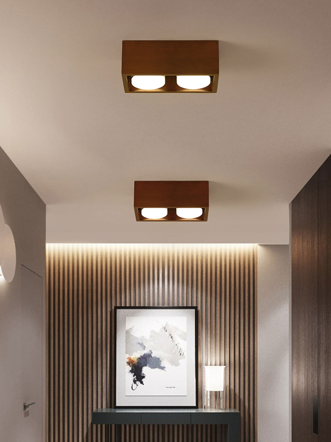 Cobra Wood Ceiling Light - Vakkerlight