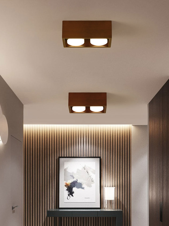 Cobra Wood Ceiling Light - Vakkerlight