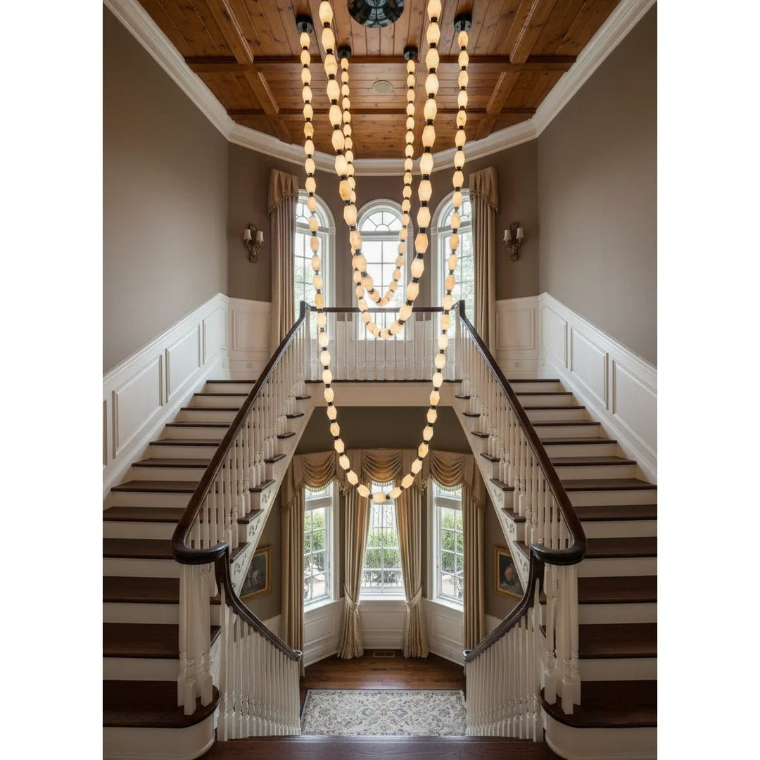 Glass Chain Chandelier - Vakkerlight