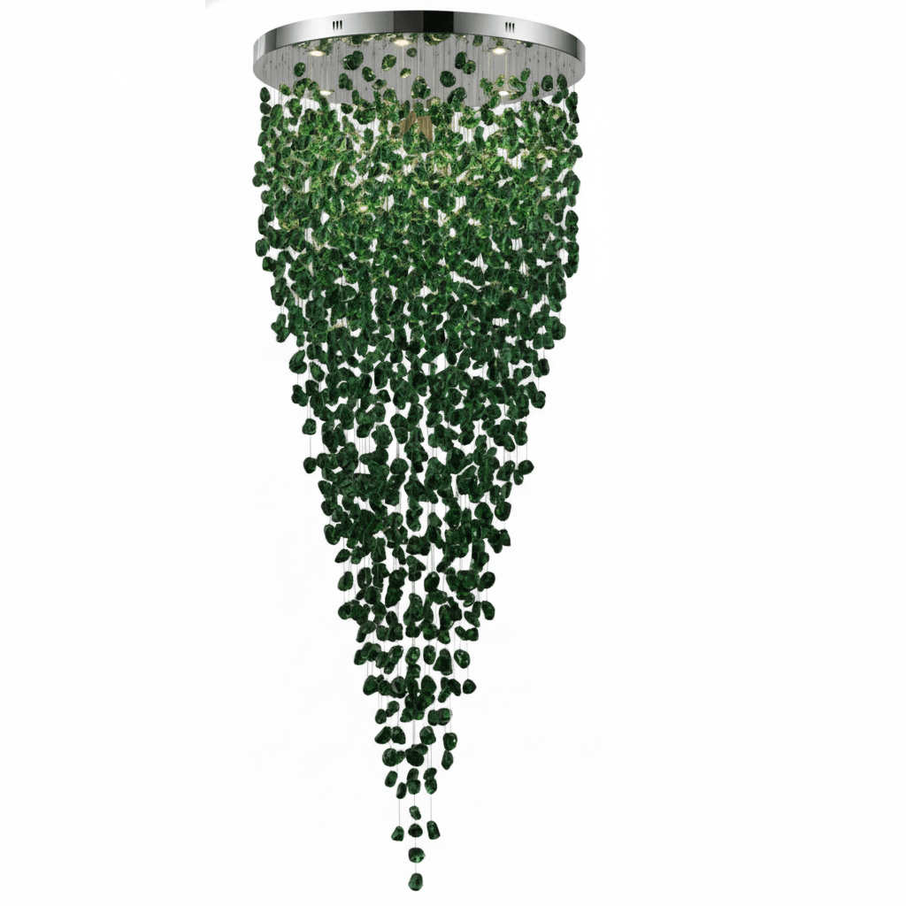 Crystal Stone Chandelier - Vakkerlight