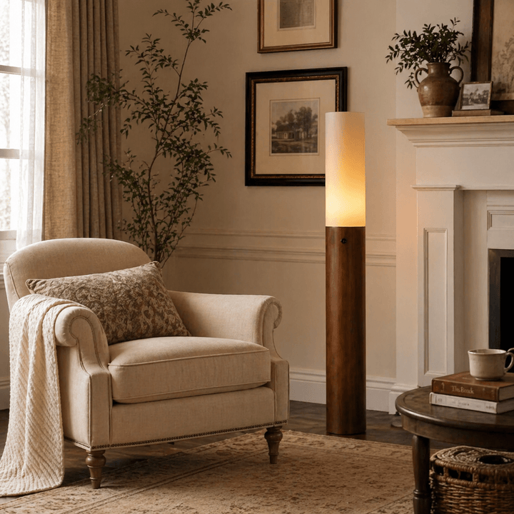 Timber Column Floor Lamp - Vakkerlight