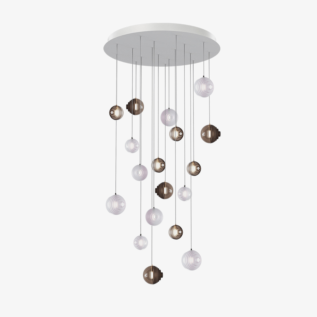 Cosmic Sphere Cascade Chandelier - Vakkerlight