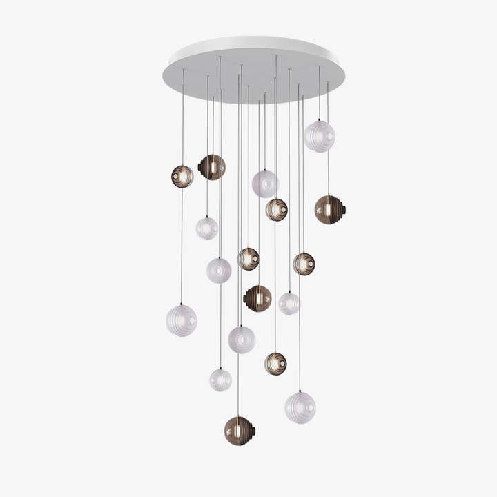 Cosmic Sphere Cascade Chandelier - Vakkerlight