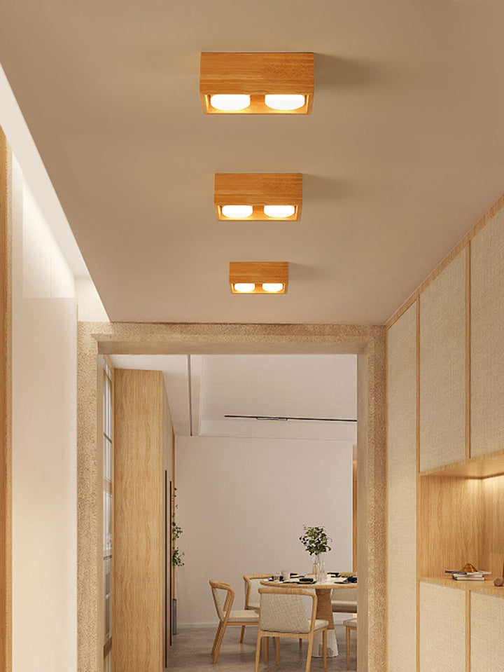 Cobra Wood Ceiling Light - Vakkerlight