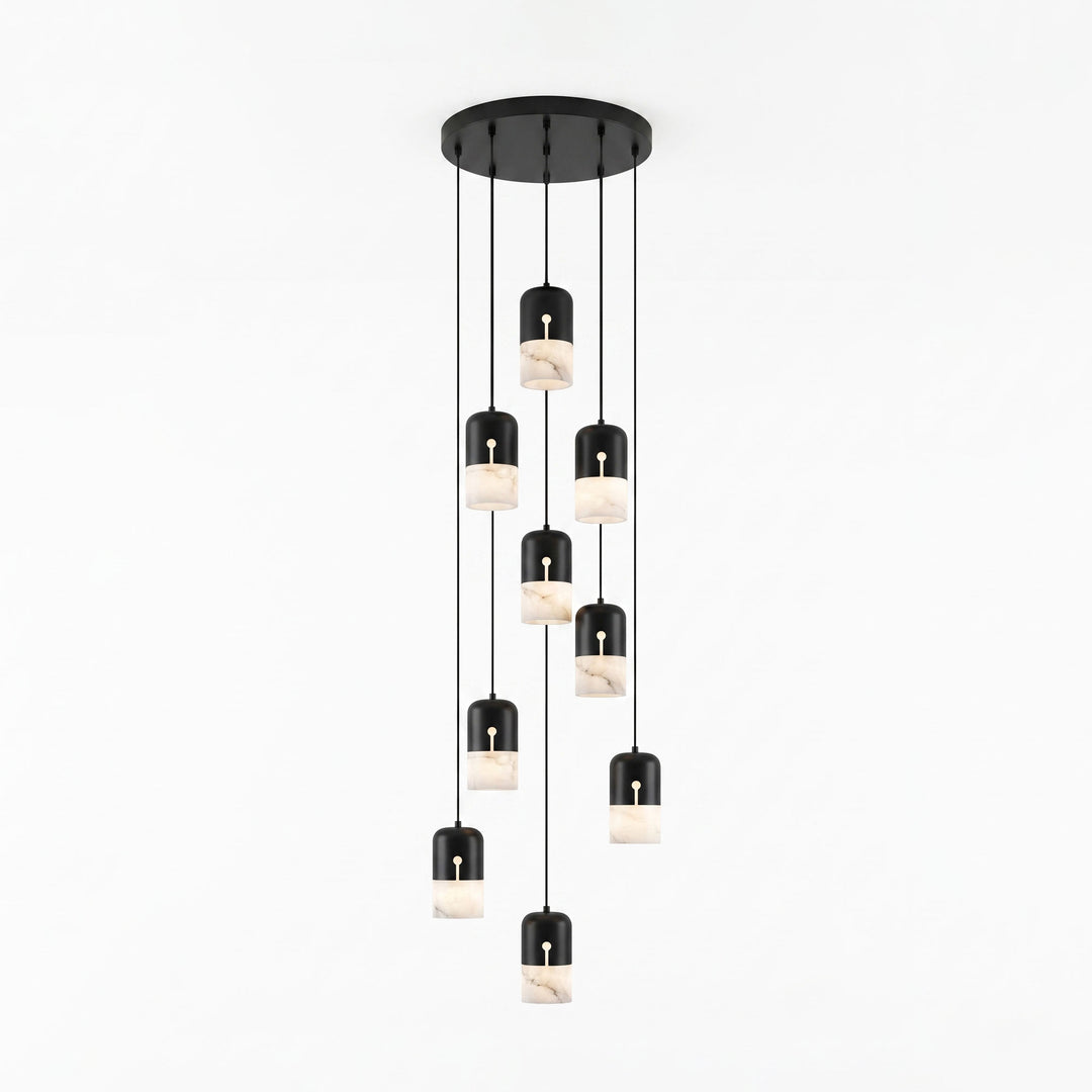 Duotone Capsule Alabaster Pendant Lamp - Vakkerlight