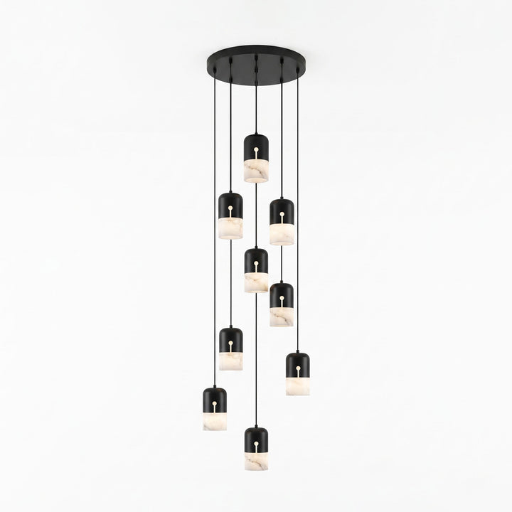 Duotone Capsule Alabaster Pendant Lamp - Vakkerlight