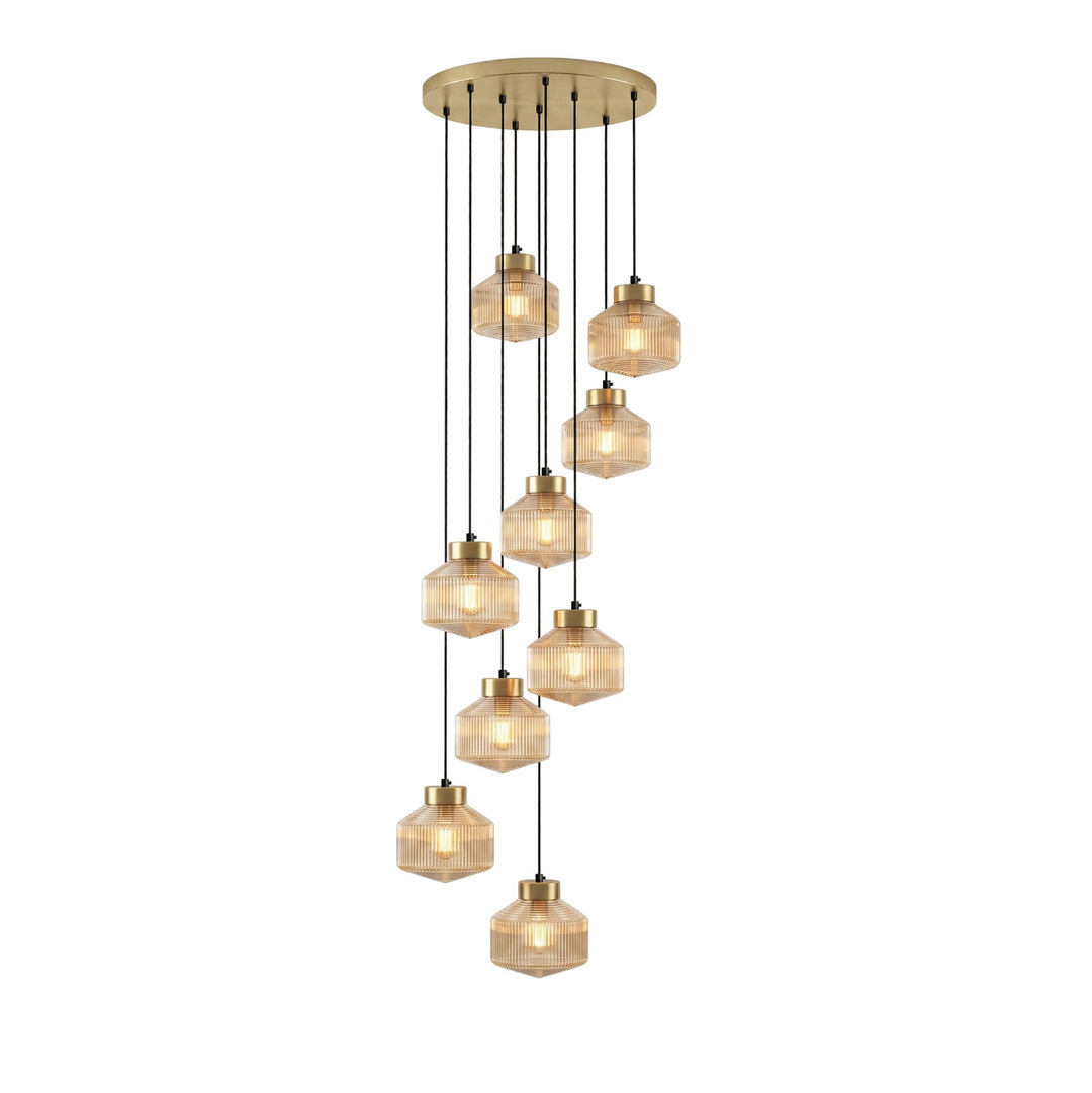 Striped Spinning Top Pendant Light - Vakkerlight