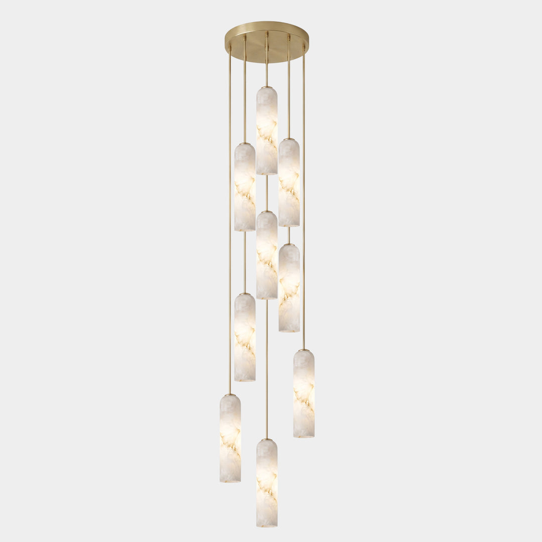 Alabaster Cylinder Pendant Light - Vakkerlight
