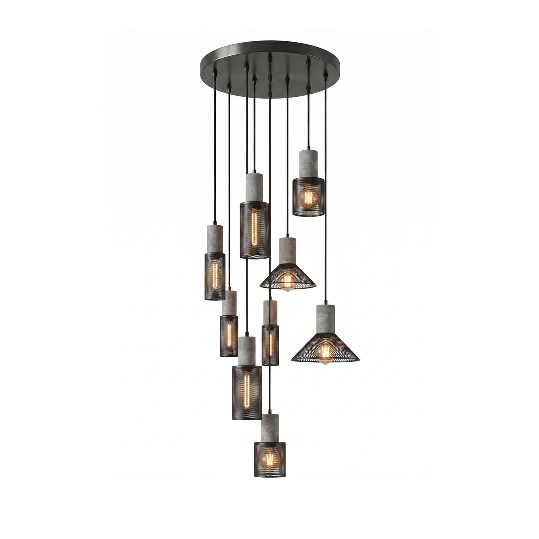 Cement Mesh Pendant Light - Vakkerlight