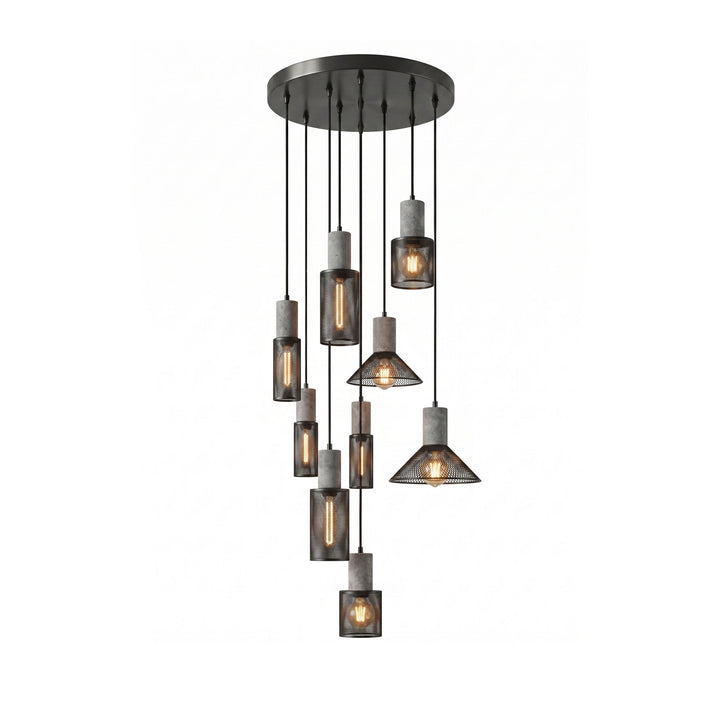 Cement Mesh Pendant Light - Vakkerlight