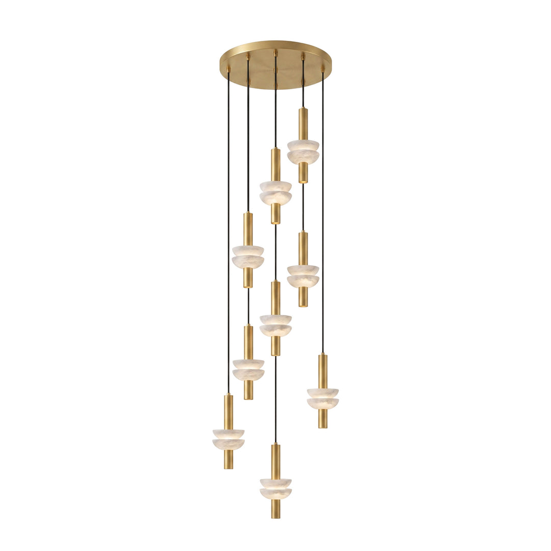 Alabaster Column Pendant Lamp - Vakkerlight