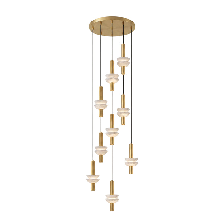 Alabaster Column Pendant Lamp - Vakkerlight
