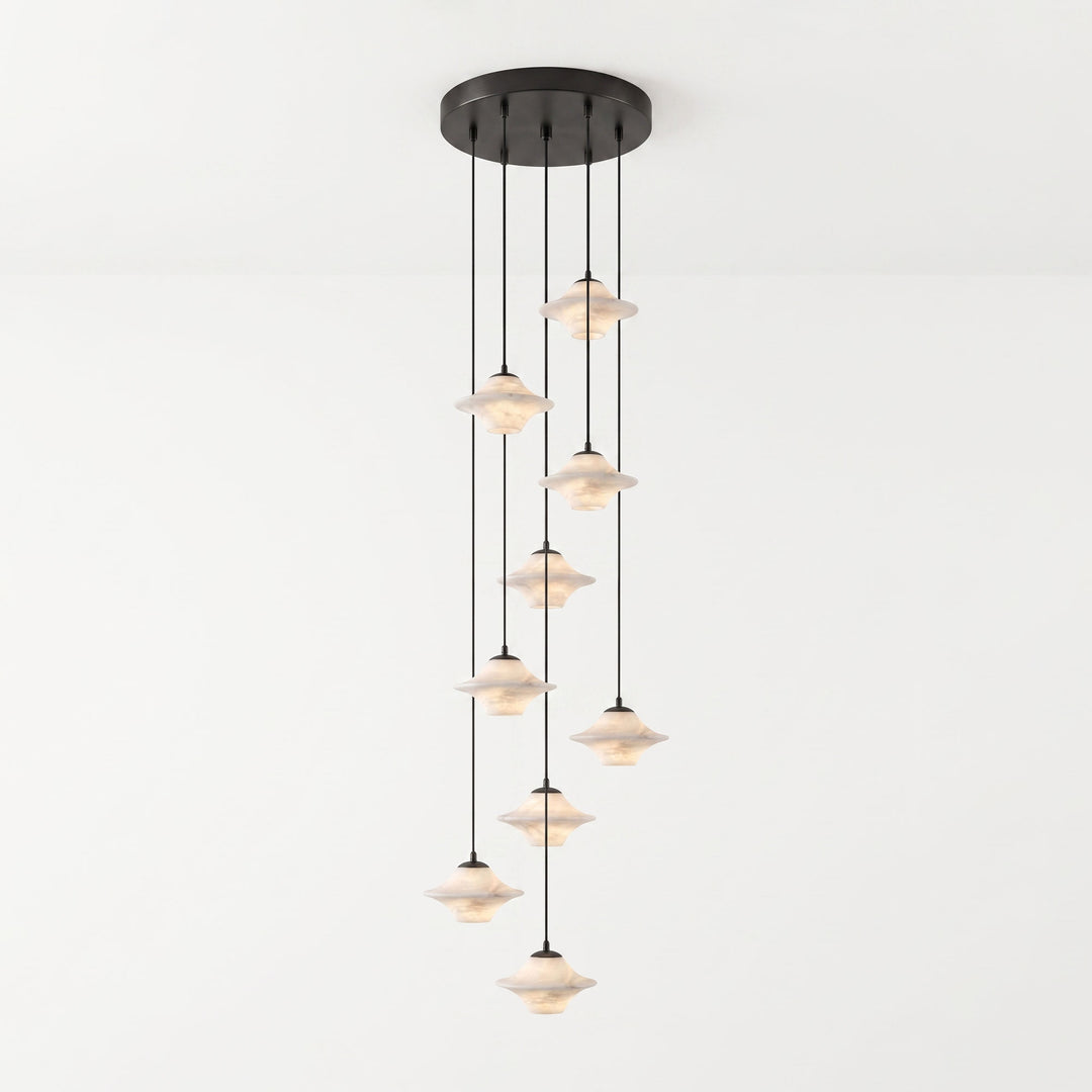 Saucer Alabaster Pendant Light - Vakkerlight