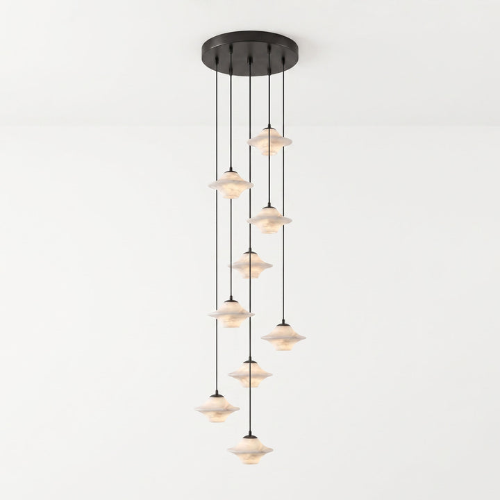 Saucer Alabaster Pendant Light - Vakkerlight