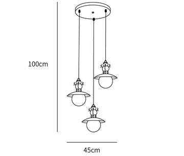 Candeeiros Suspensos Toys Figurine — Dimension drawings 4