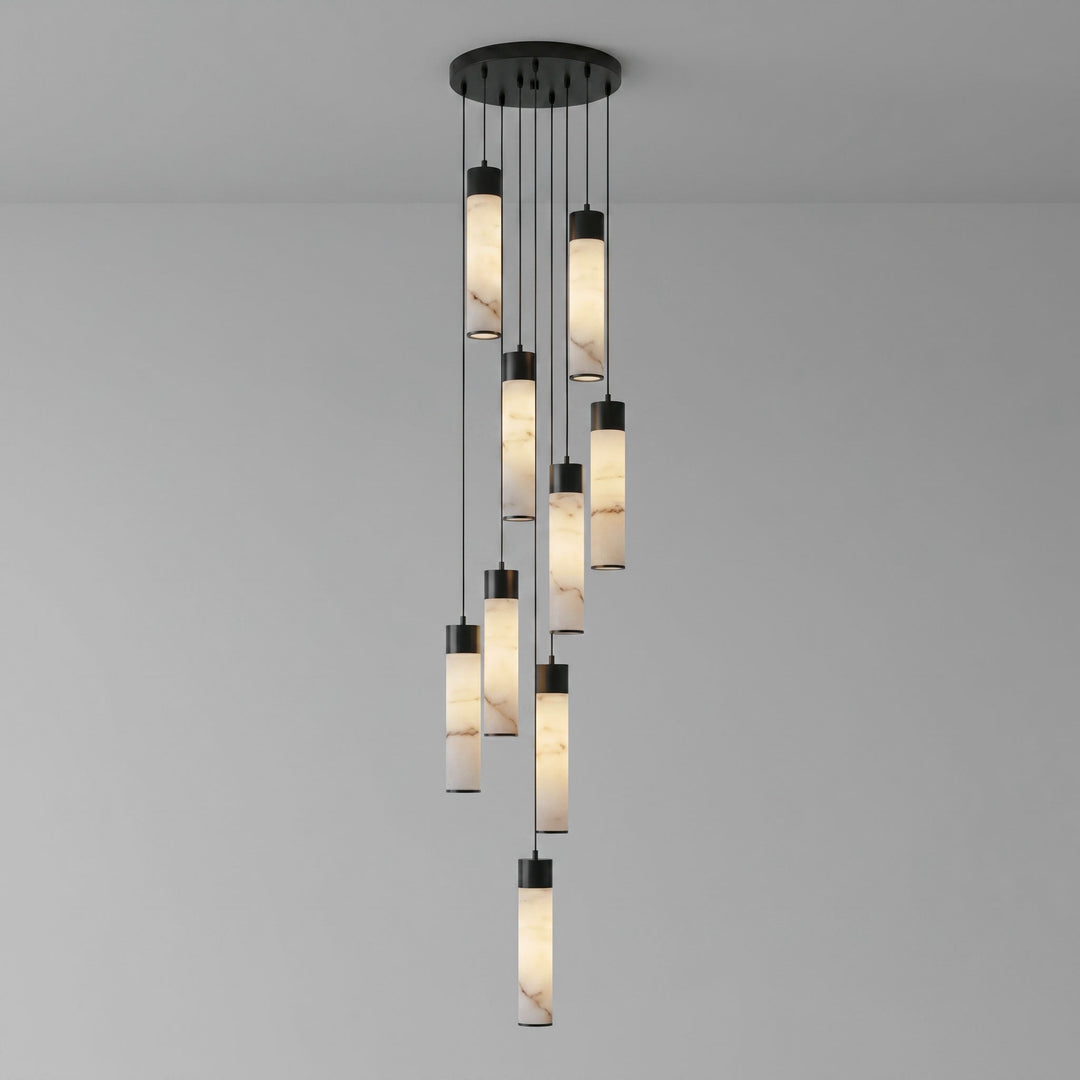 Alabaster Tala Brass Pendant Lamp - Vakkerlight