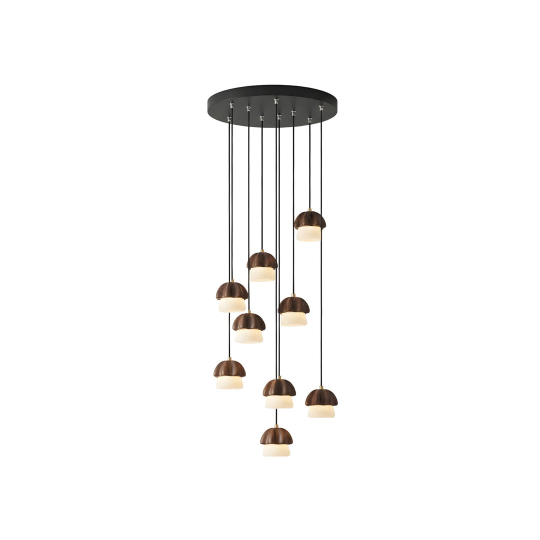 Mushroom Cluster Chandelier