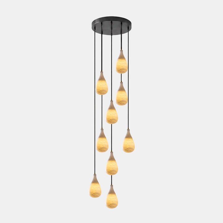 Alabaster Raindrop Pendant Light - Vakkerlight