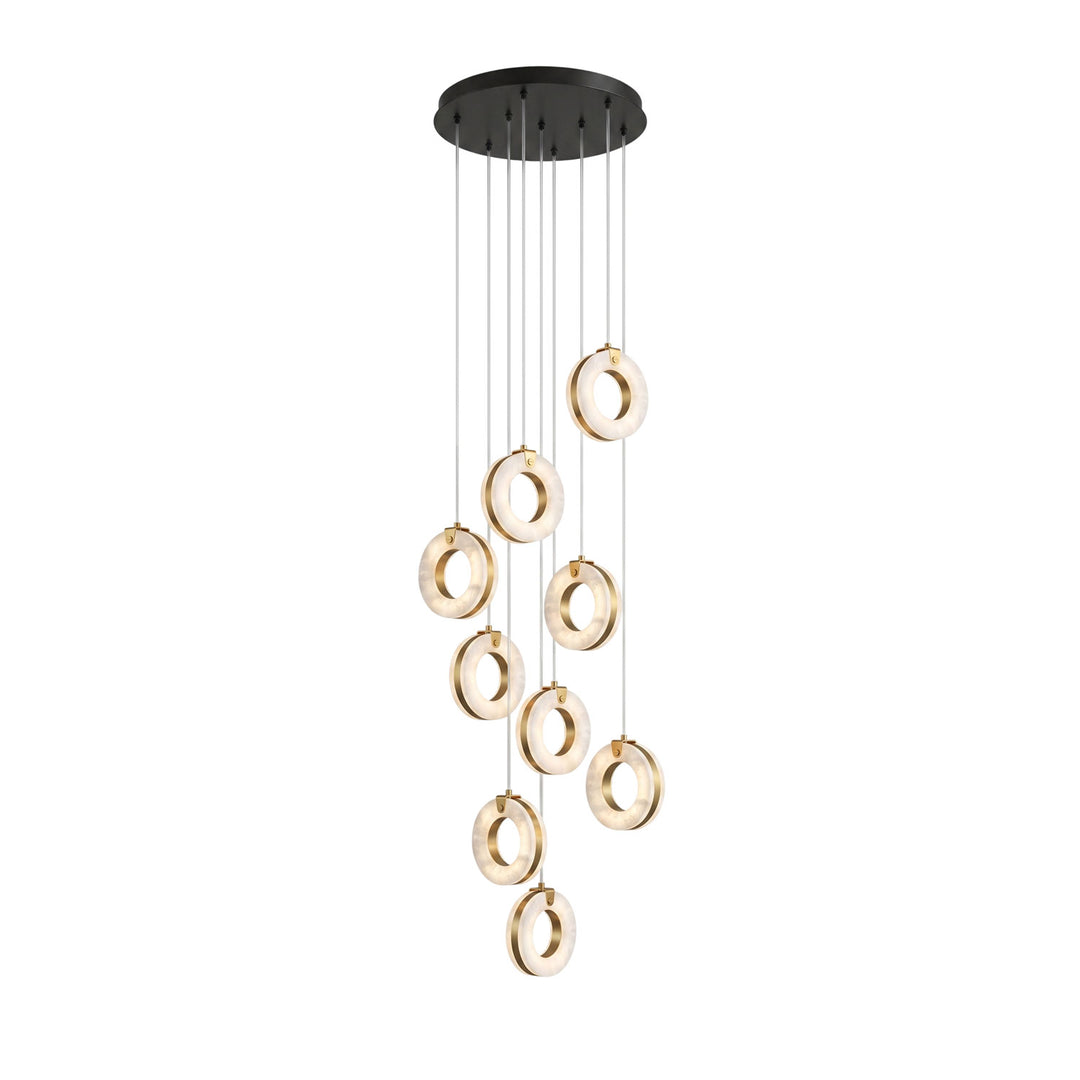 Alabaster Ring Pendant Light - Vakkerlight