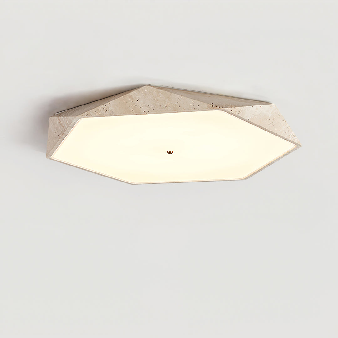 Lunarc Stone Ceiling Lamp - Vakkerlight