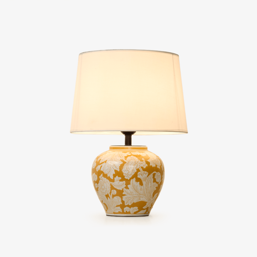 Blazing Blossom Ceramic Table Lamp - Vakkerlight