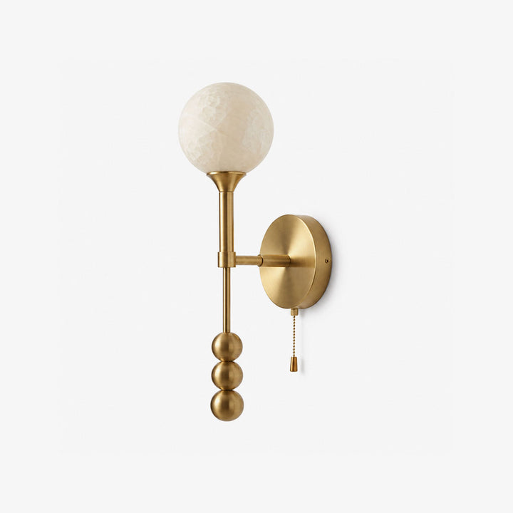 Abacus Alabaster Wall Sconce