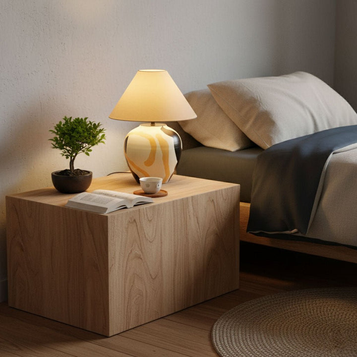 Abstract Pattern Ceramic Table Lamp - Vakkerlight