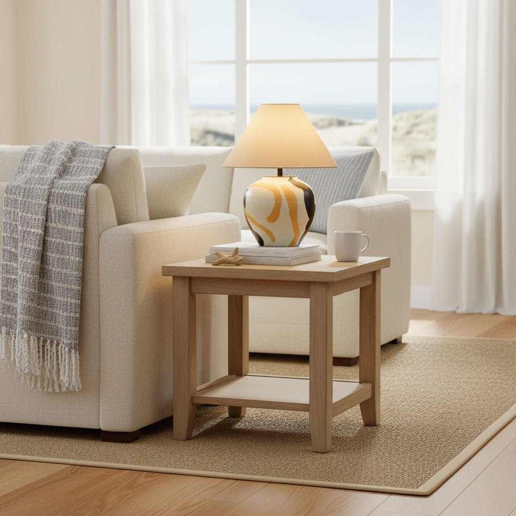 Abstract Pattern Ceramic Table Lamp - Vakkerlight