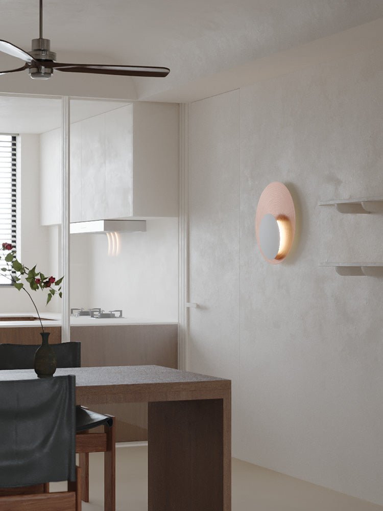 Abstract Circular Crescent Wall Sconce - Vakkerlight