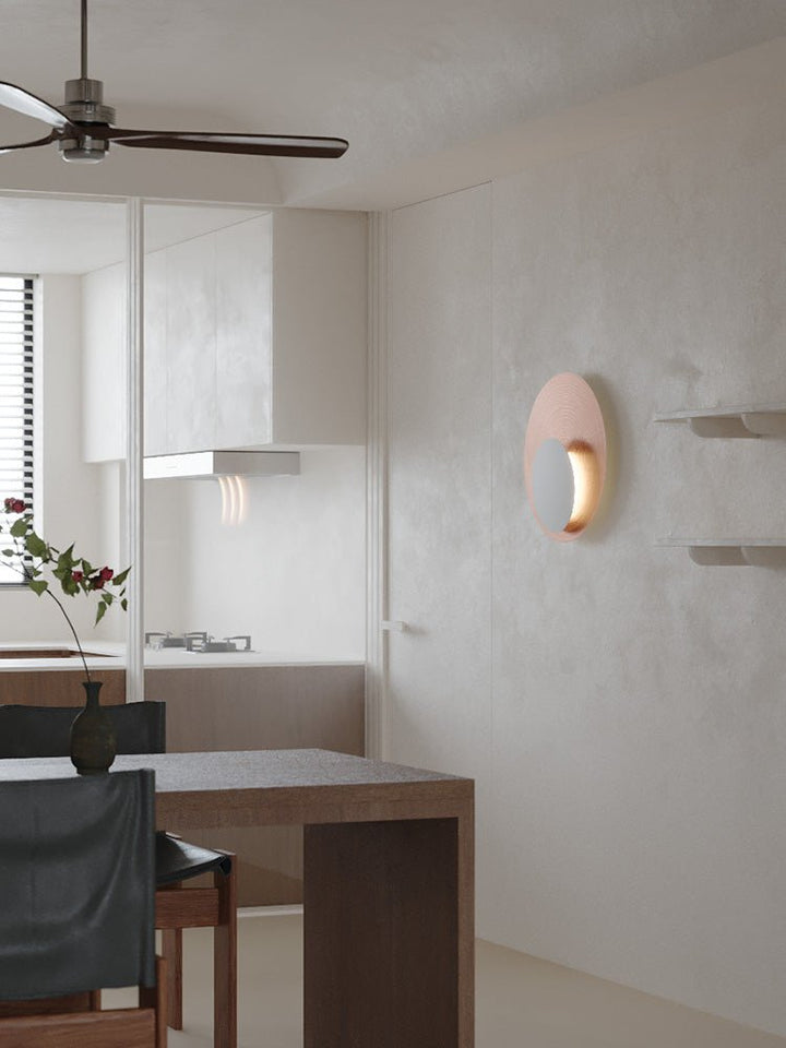 Abstract Circular Crescent Wall Sconce - Vakkerlight