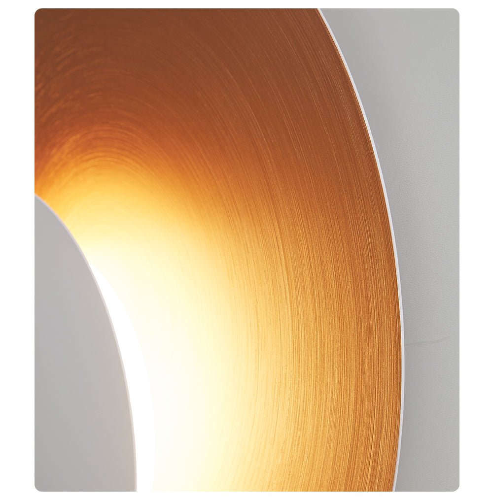 Abstract Circular Crescent Wall Sconce - Vakkerlight