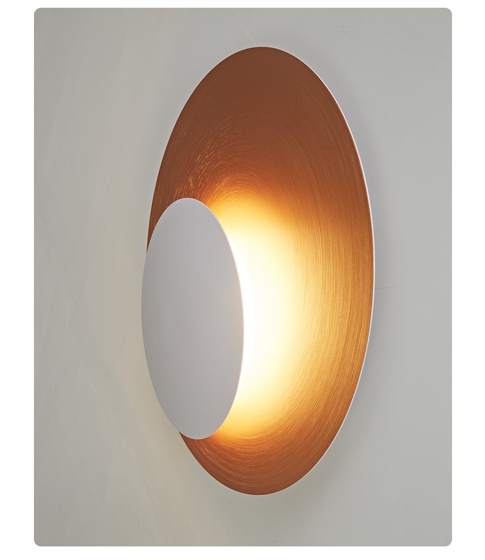 Abstract Circular Crescent Wall Sconce - Vakkerlight