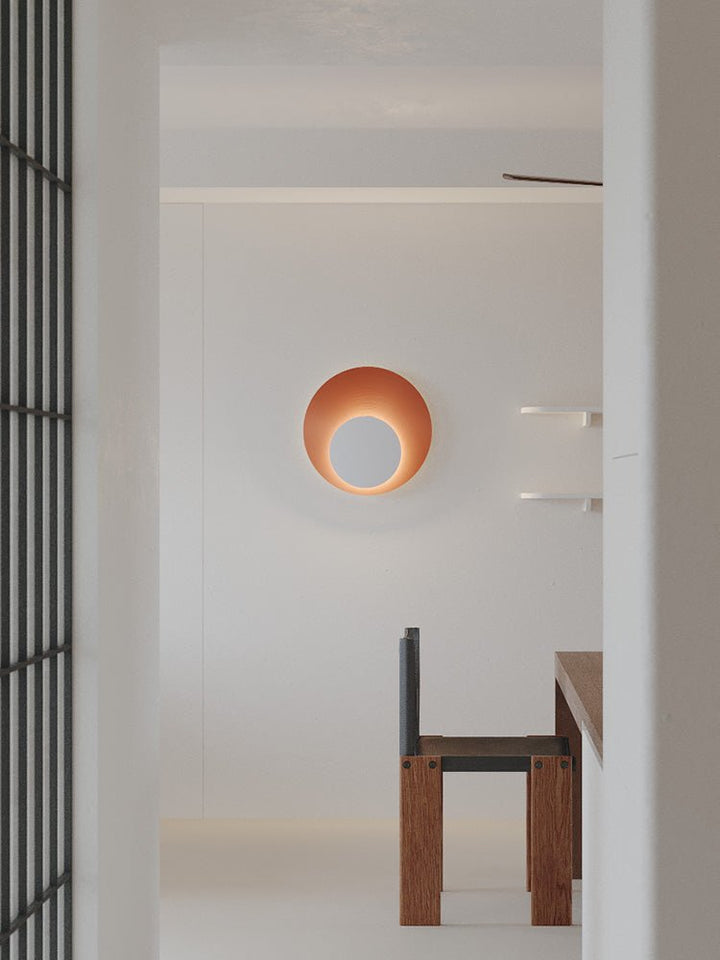 Abstract Circular Crescent Wall Sconce - Vakkerlight