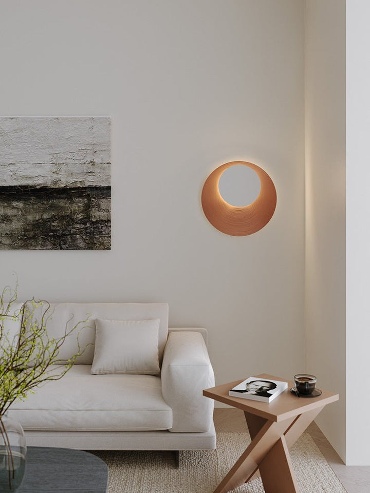 Abstract Circular Crescent Wall Sconce - Vakkerlight
